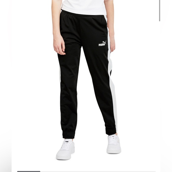 PUMA Women's Contrast Tricot Pants - Picture 1 of 3